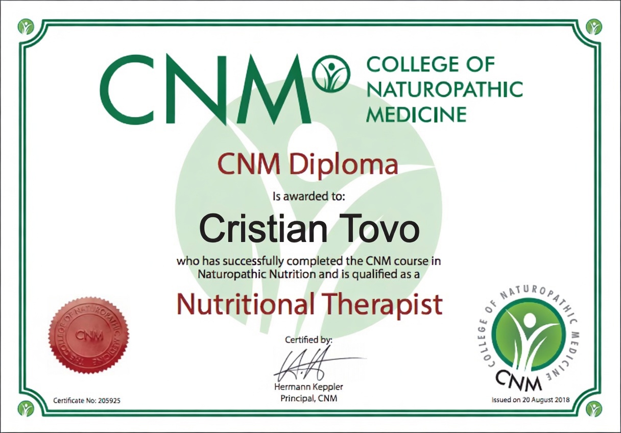 CNM Nutritional Therapist